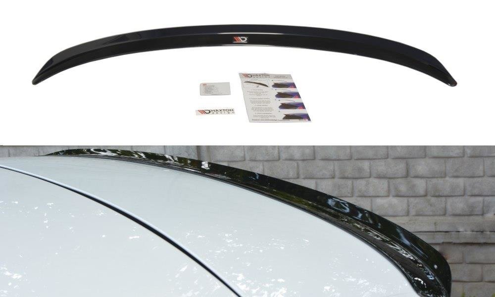 Spoiler CAP für Renault Megane Mk4 Hatchback schwarz matt