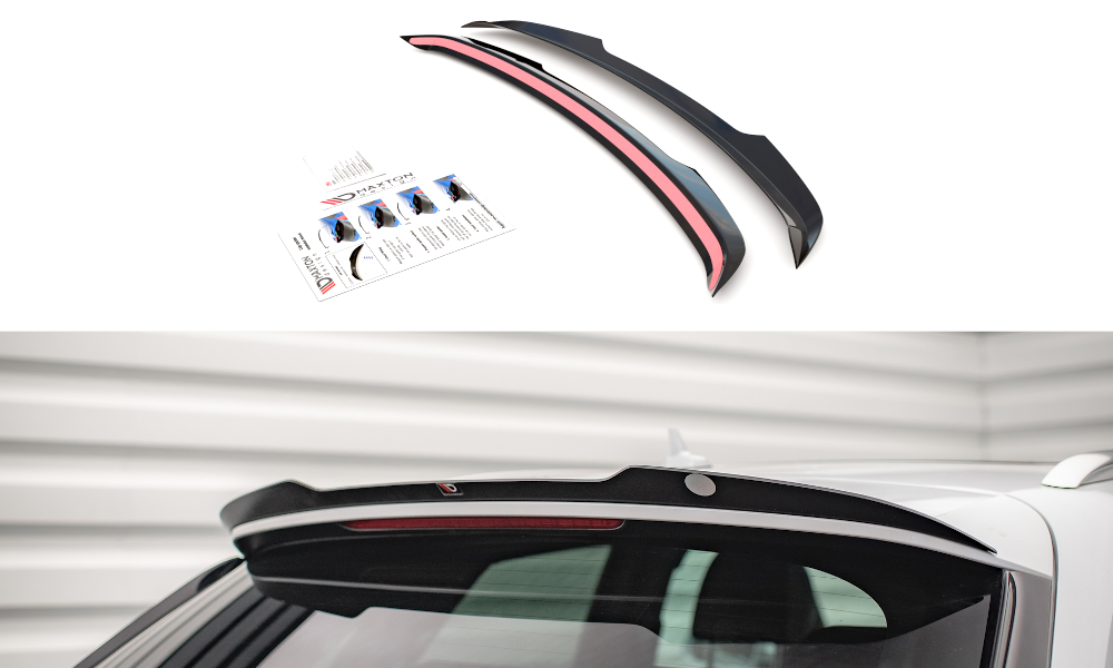 Spoiler CAP für Audi Q3 8U Facelift schwarz matt