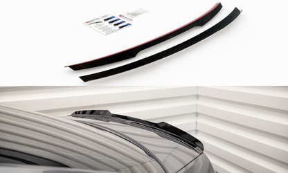 Spoiler CAP für Skoda Octavia Mk3 Facelift Carbon Look