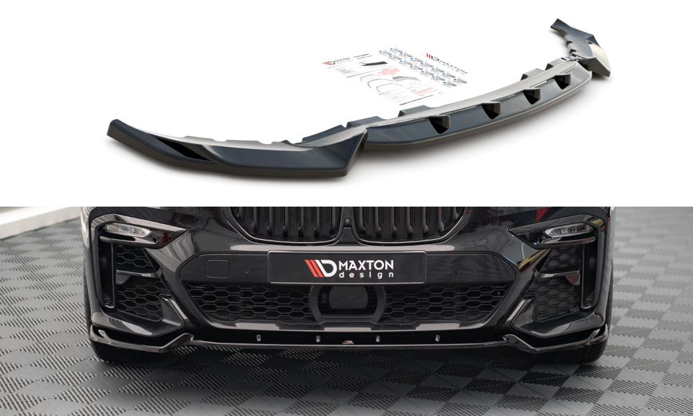 Front Ansatz V.2 für BMW X7 M G07 schwarz matt