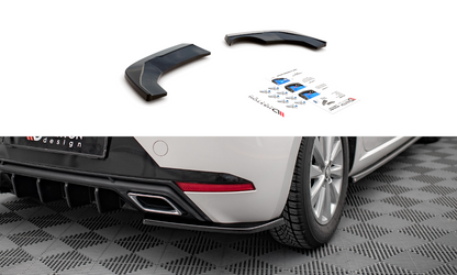 Heck Ansatz Flaps Diffusor für Seat Ibiza FR/ Standard Mk5 schwarz matt