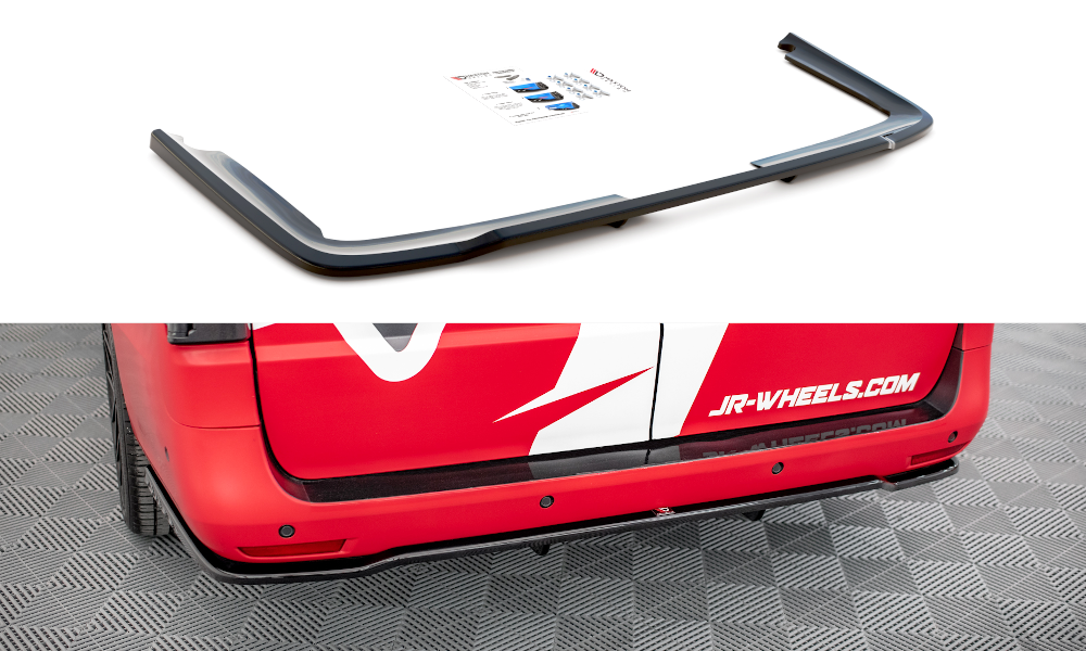 Mittlerer Diffusor Heck Ansatz DTM Look für Mercedes-Benz Vito W447 Facelift Carbon Look