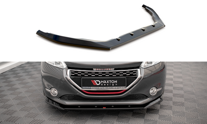 Front Ansatz V.1 für Peugeot 208 GTi Mk1 schwarz matt