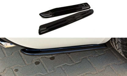 Heck Ansatz Flaps Diffusor für SKODA OCTAVIA III RS PREFACE/FACELIFT schwarz matt