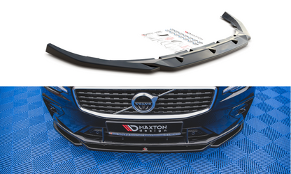 Front Ansatz V.2 für Volvo S60/V60 R-Design Mk3 schwarz matt