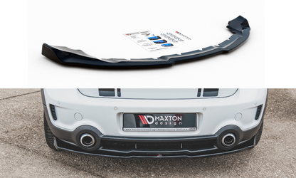 Mittlerer Diffusor Heck Ansatz für Mini Countryman Mk1 JCW Carbon Look