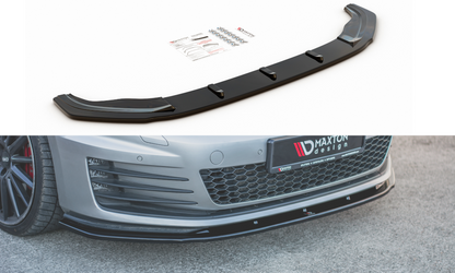 Front Ansatz V.1 für VW Golf 7 GTI  schwarz matt