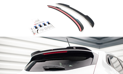 Spoiler CAP für Renault Clio Mk5 schwarz matt