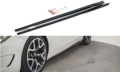Seitenschweller Ansatz für Opel Insignia Mk. 1 OPC  Carbon Look