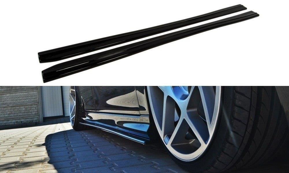 Seitenschweller Ansatz für SAAB 9-3 TURBO X/ Aero Facelift schwarz matt