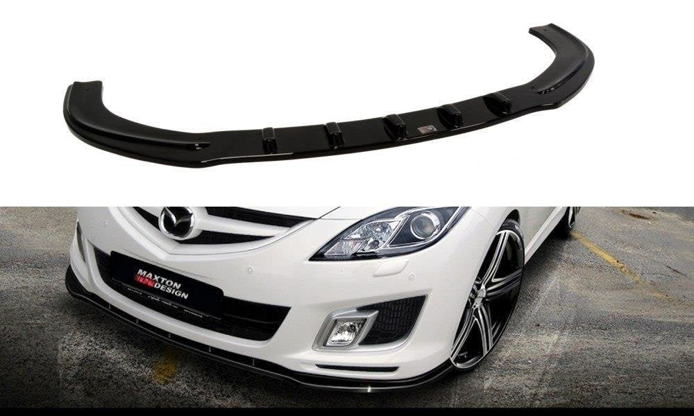 Front Ansatz für MAZDA 6 MK2 (FÜR DYNAMIC SPORTSTOßSTANGE) schwarz matt