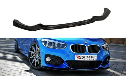 Front Ansatz V.1 für BMW 1er F20/F21 M-Power FACELIFT schwarz Hochglanz