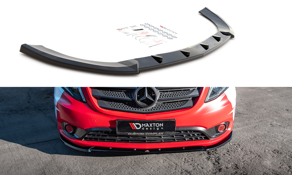 Front Ansatz V.2 für Mercedes-Benz Vito W447 Facelift Carbon Look