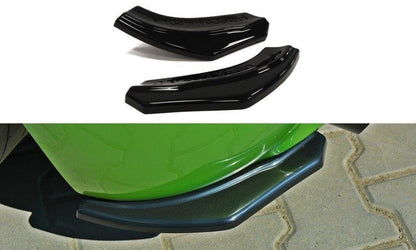 Heck Ansatz Flaps Diffusor für VW SCIROCCO R Carbon Look