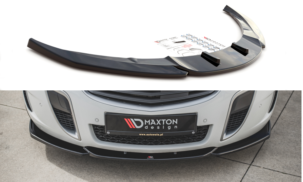 Front Ansatz V.2 für Opel Insignia Mk. 1 OPC Facelift schwarz matt