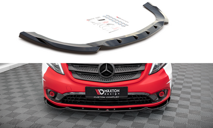 Front Ansatz V.1 für Mercedes-Benz Vito W447 Facelift schwarz matt