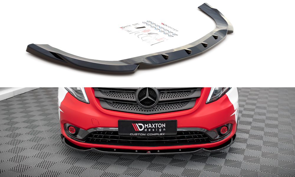 Front Ansatz V.1 für Mercedes-Benz Vito W447 Facelift Carbon Look