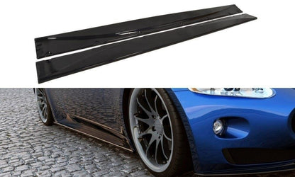 Seitenschweller Ansatz für MASERATI GRANTURISMO 2007-2011 schwarz matt