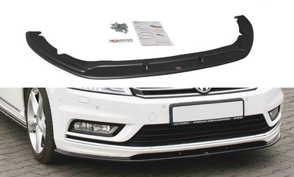 Front Ansatz V.1 für Vw Passat B7 R-Line schwarz Hochglanz