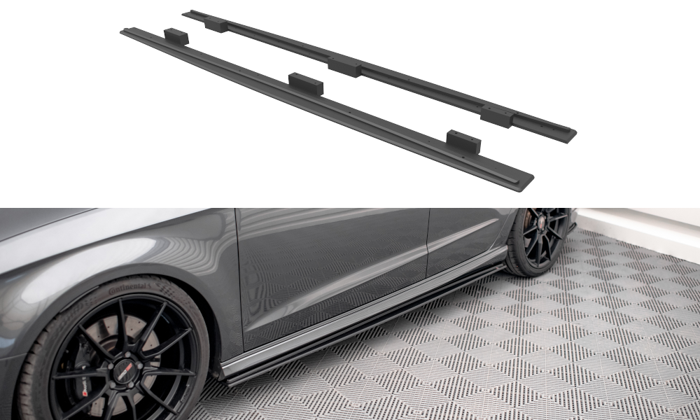 Street Pro Seitenschweller Ansatz für Audi S3 Sportback 8V Facelift