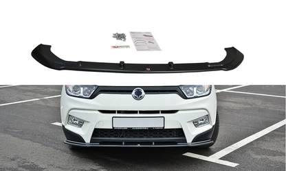 Front Ansatz V.1 für SSANGYONG TIVOLI schwarz matt