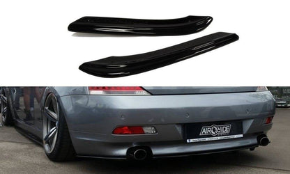 Heck Ansatz Flaps Diffusor für BMW 6er E63 / E64 (vor Facelift) schwarz matt