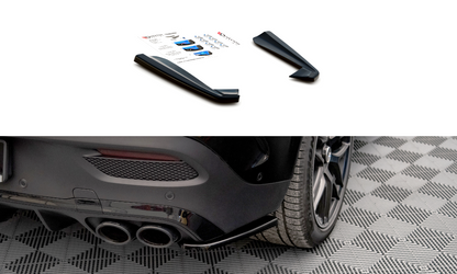 Heck Ansatz Flaps Diffusor für Mercedes-AMG GLE Coupe C167 schwarz Hochglanz