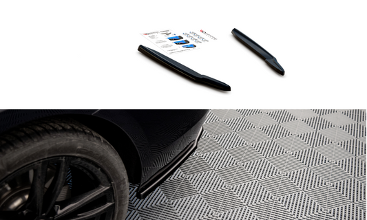 Heck Ansatz Flaps Diffusor für BMW 6er GT G32 M-Paket schwarz matt