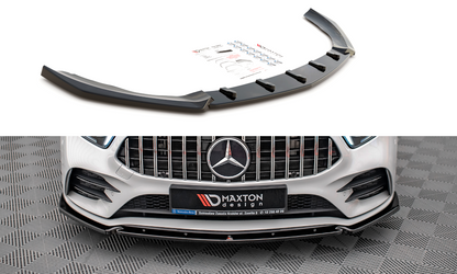 Front Ansatz V.4 für Mercedes A35 AMG / AMG-Line W177  Carbon Look