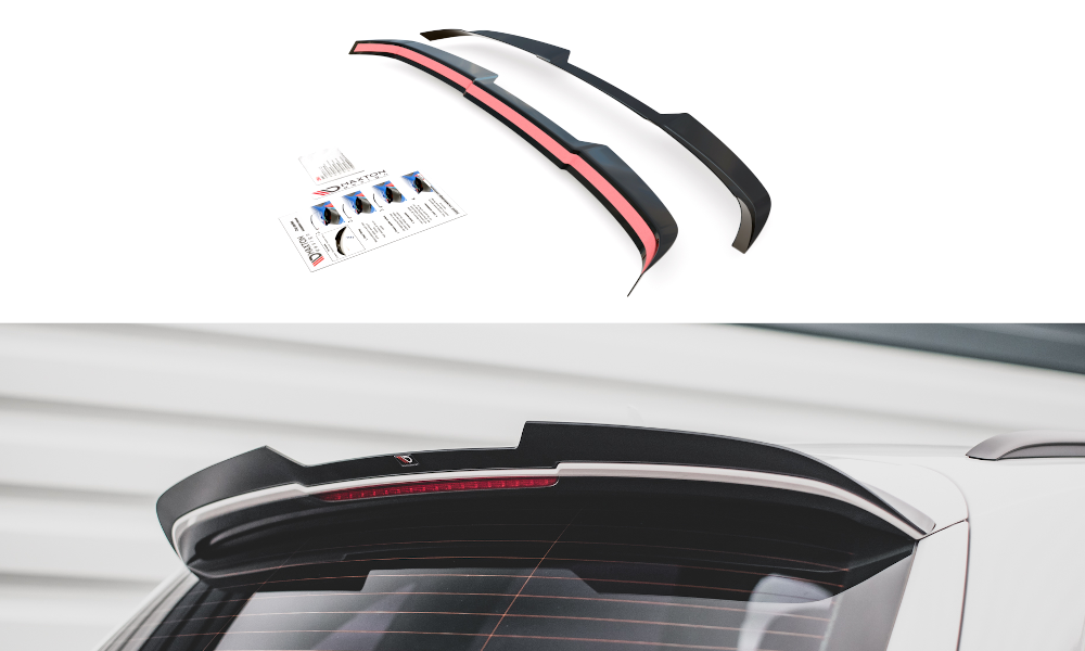 Spoiler CAP für Audi SQ5 Mk1 (8R) schwarz Hochglanz