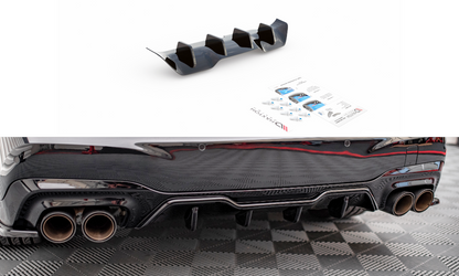 Diffusor Heck Ansatz für BMW M235i Gran Coupe F44 schwarz matt