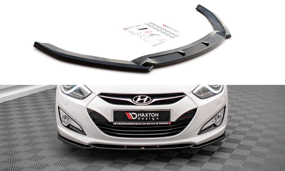 Front Ansatz für Hyundai I40 Mk1 schwarz Hochglanz