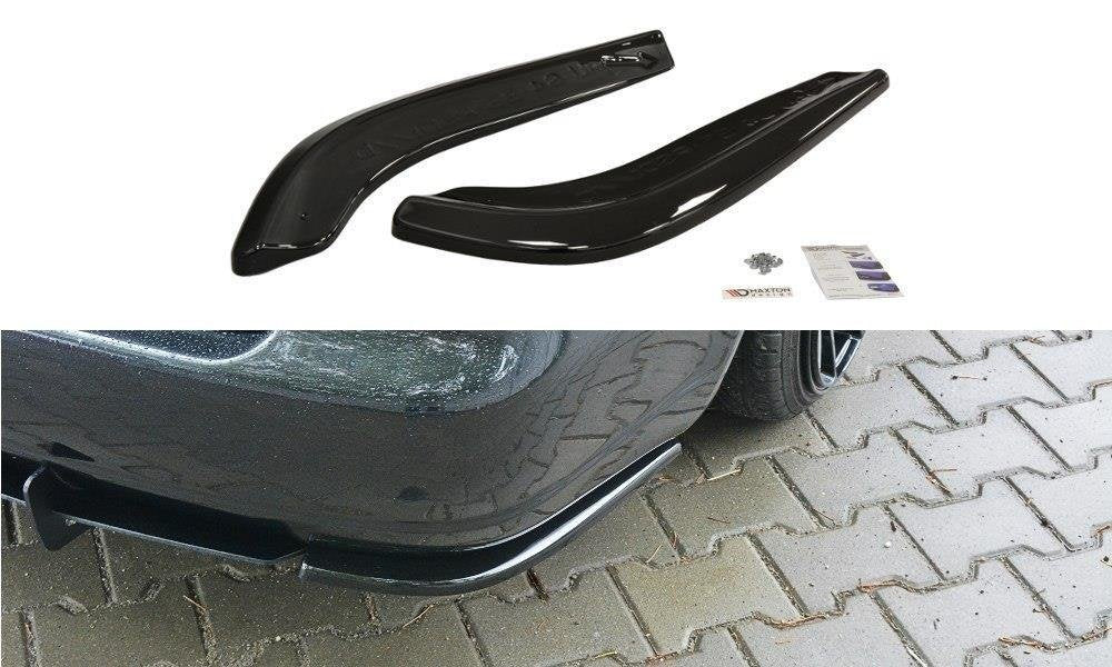 Heck Ansatz Flaps Diffusor für AUDI S4 B5 Avant Carbon Look