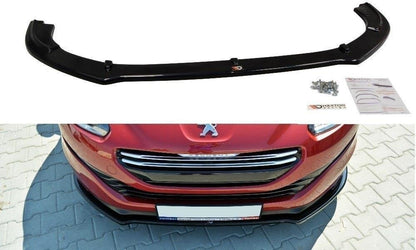 Front Ansatz V.1 für PEUGEOT RCZ FACELIFT schwarz Hochglanz