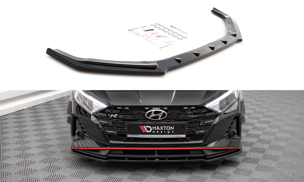 Front Ansatz V.1 für Hyundai I20 N Mk3 schwarz matt