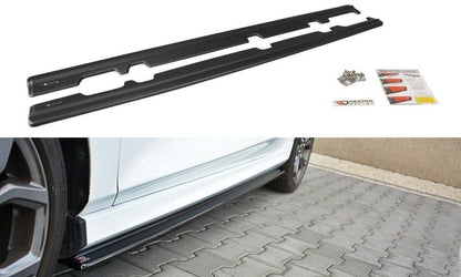 Seitenschweller Ansatz für V.1 für Ford Fiesta Mk8 ST / ST-Line schwarz matt
