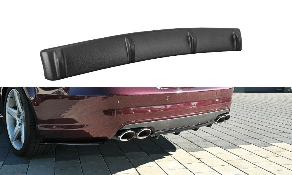 Diffusor Heck Ansatz für Mercedes CLS C219 55AMG schwarz matt