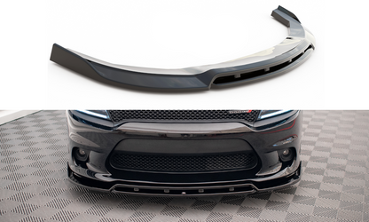 Front Ansatz V.1 für Dodge Charger SRT Mk7 Facelift schwarz matt