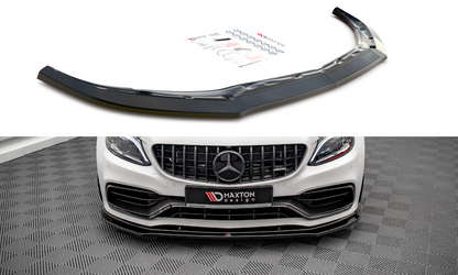 Front Ansatz V.3 für Mercedes-AMG C63 Coupe C205 Facelift schwarz matt