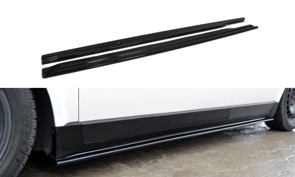 Seitenschweller Ansatz für VW PASSAT B5 schwarz matt