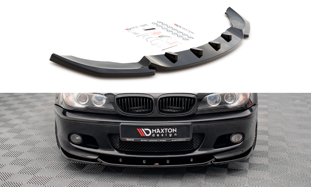 Front Ansatz V.2 für BMW 3er Coupe M-Paket E46 Carbon Look
