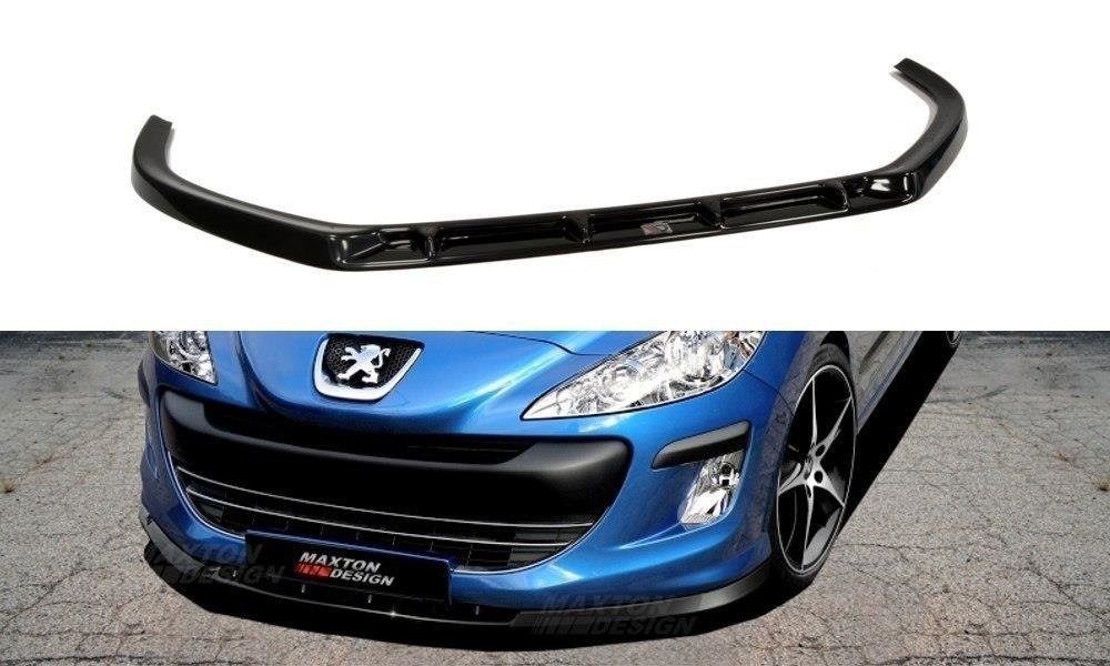 Front Ansatz für PEUGEOT 308 vor Facelift schwarz matt