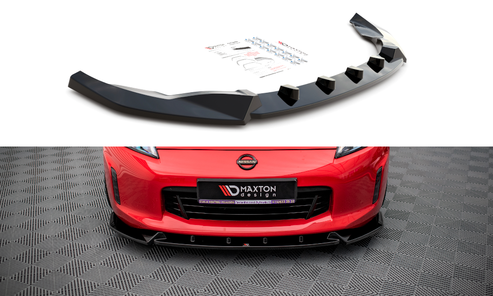 Front Ansatz V.3 für Nissan 370Z Facelift schwarz matt