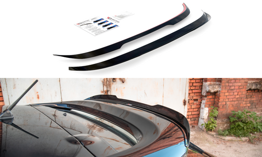 Spoiler CAP für Mitsubishi Lancer Sportback Mk8 schwarz matt