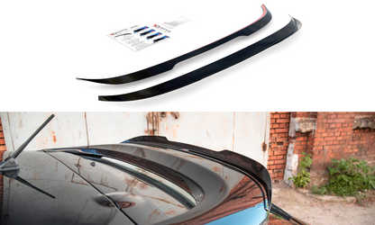 Spoiler CAP für Mitsubishi Lancer Sportback Mk8 schwarz Hochglanz