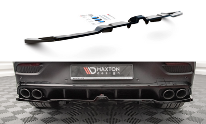 Mittlerer Diffusor Heck Ansatz DTM Look für Mercedes-AMG GLE Coupe C167 Carbon Look