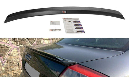 Spoiler CAP für Audi A4 S-Line B6 Limousine schwarz matt