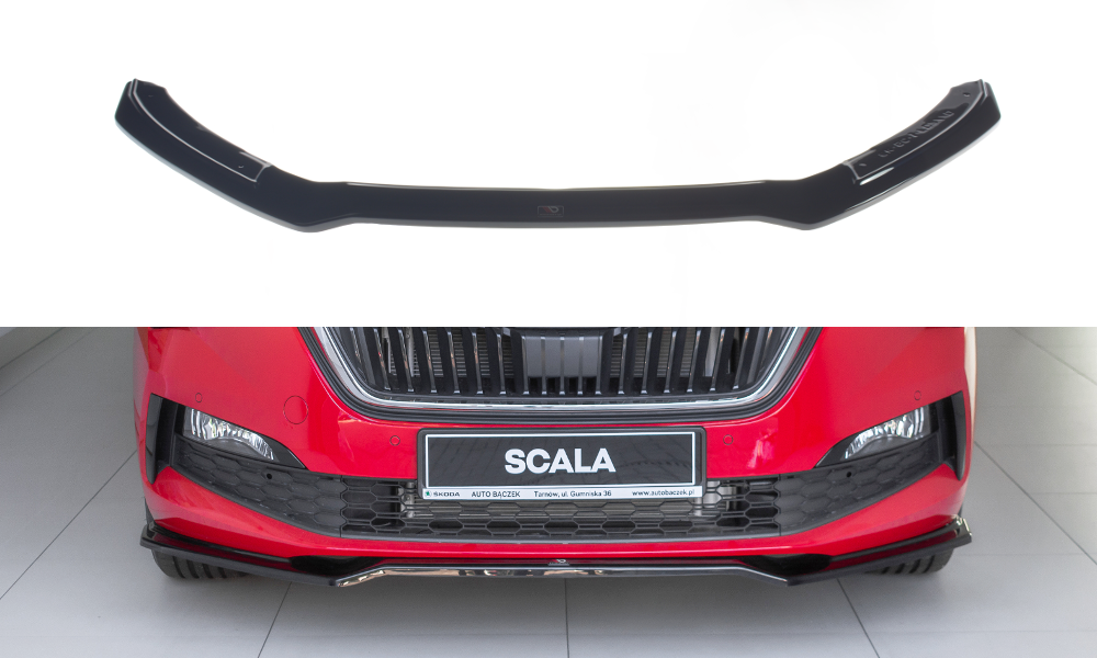 Front Ansatz V.2 für Skoda Scala  Carbon Look