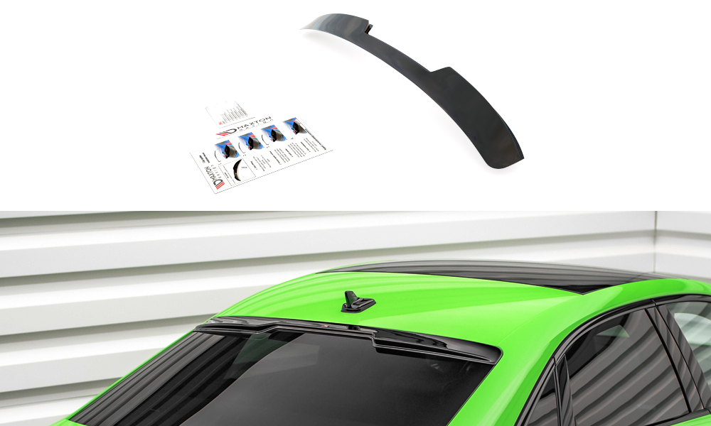 Heckscheiben Spoiler für Audi RS3 Limousine 8Y schwarz matt
