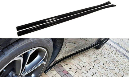 Seitenschweller Ansatz für OPEL ASTRA J GTC Carbon Look